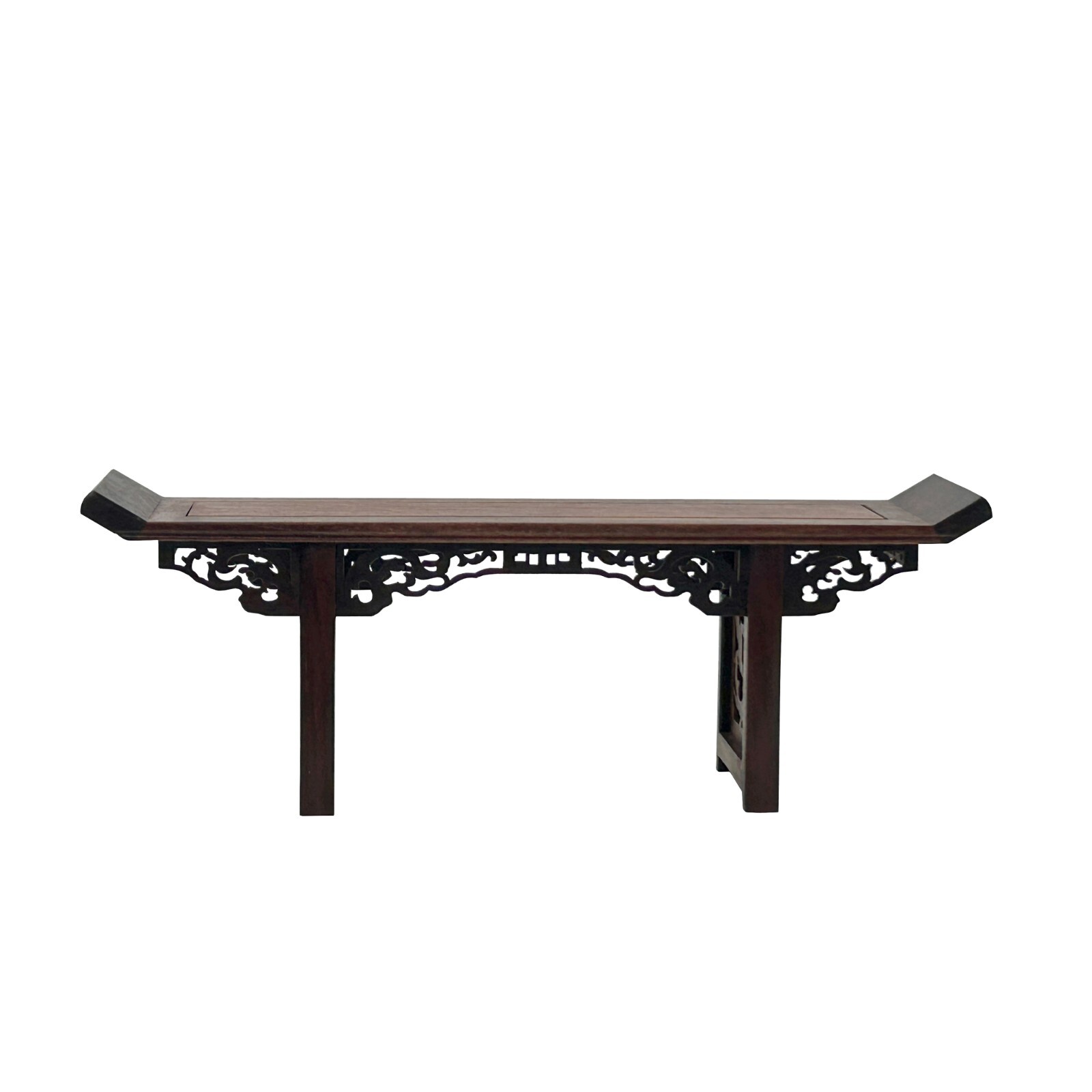 Chinese Rosewood Handmade Miniature Altar Table Display Decor Art ws3745S Chinese Rosewood Handmade Miniature Altar Table Display Decor Art ws3745S