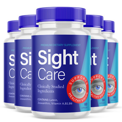 Sight Care Vision Supplement Pills, Supports Healthy Vision OFFICIAL - 5 Pack