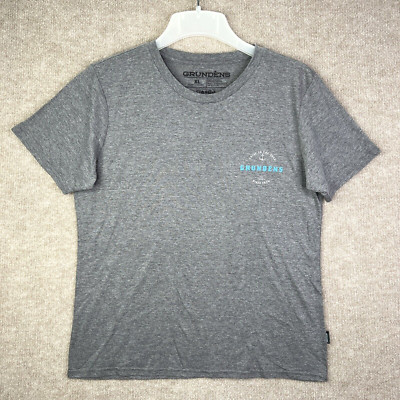 Grundens T Shirt Womens XL Gray Rope Knot Graphic Short Sleeve Fishing
