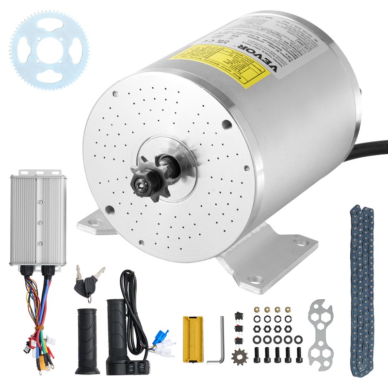3000W Electric Brushless DC Motor Kit 72V 4900rpm Motor with