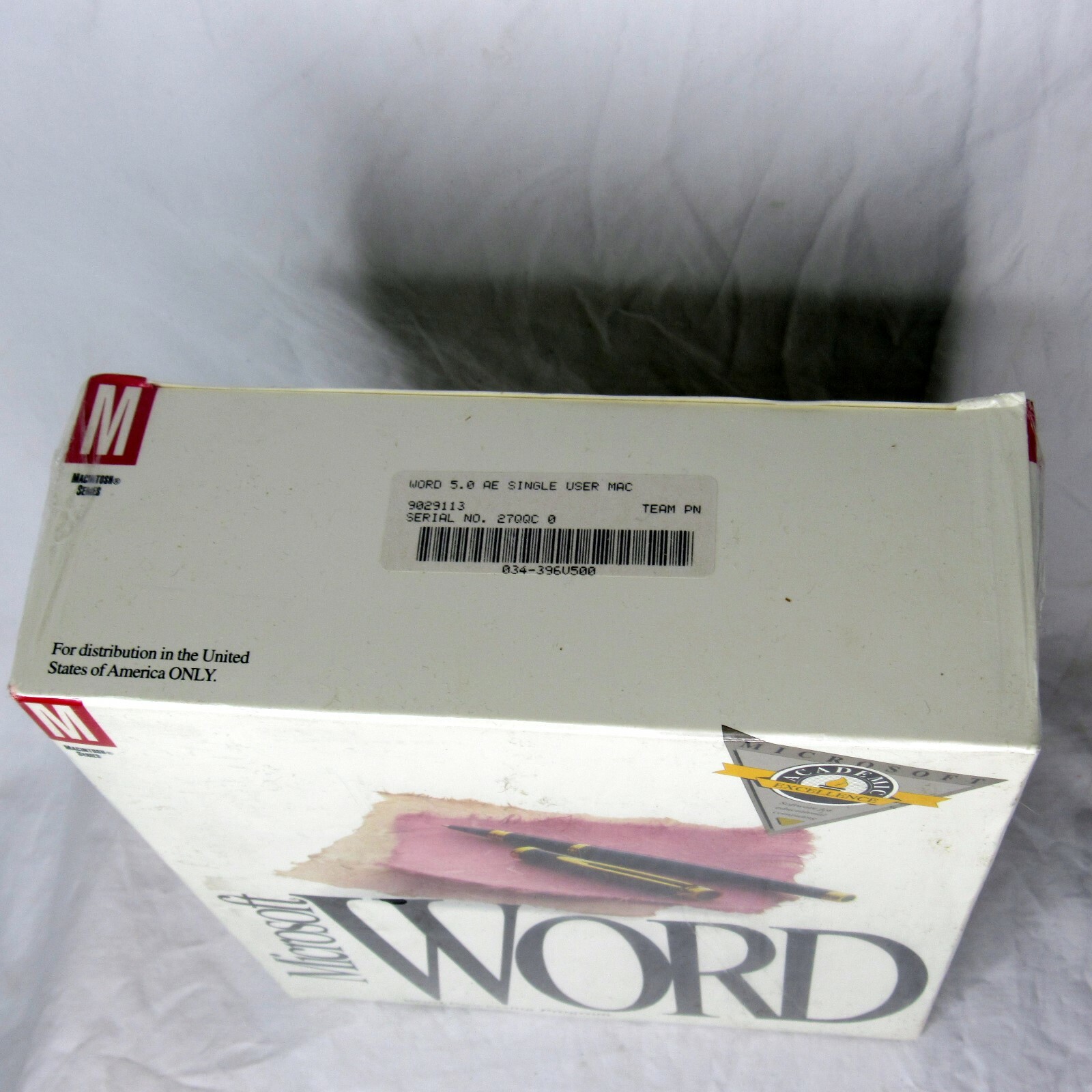 Microsoft Word 5.0 for Macintosh New Sealed Vintage NIB 1991 Free Shipping