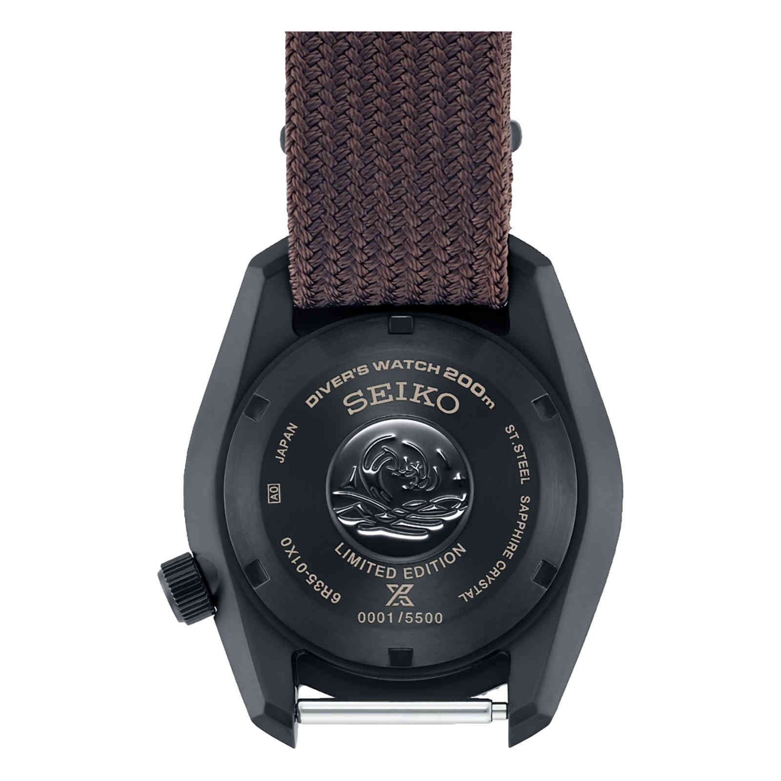 Pre-owned Seiko Prospex Spb255j1 Black Series Limited Edition 1968 Reissue Automatic Watch