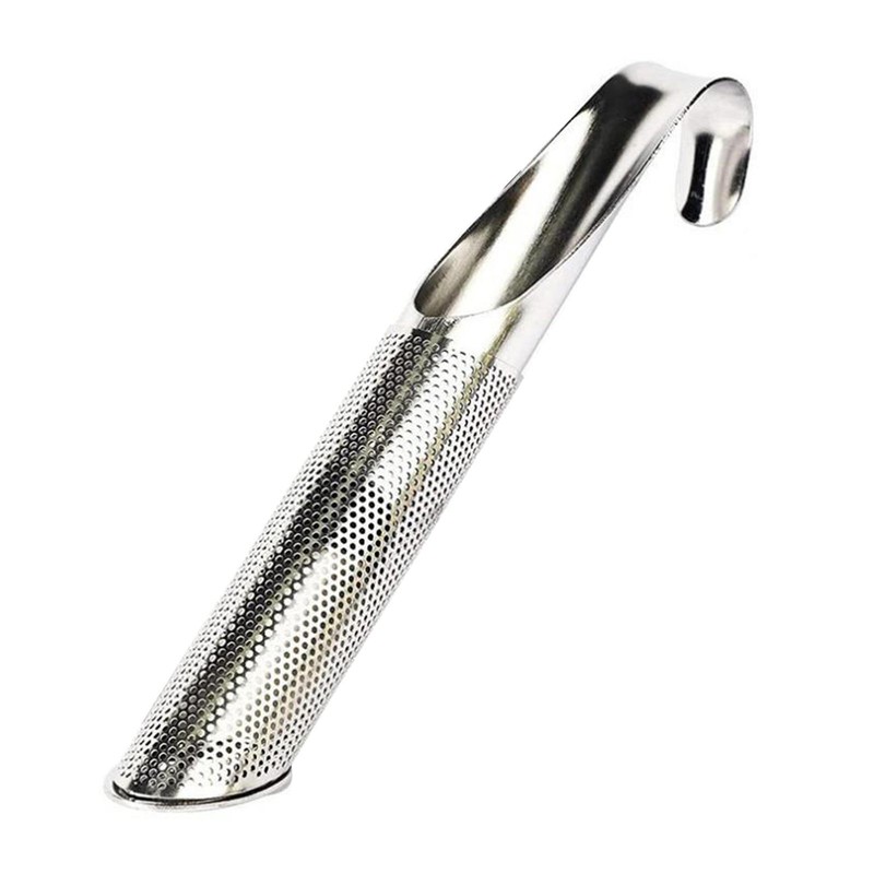 Infuser Stainless Steel Stick Pipe Tea Steeper Strainer For 