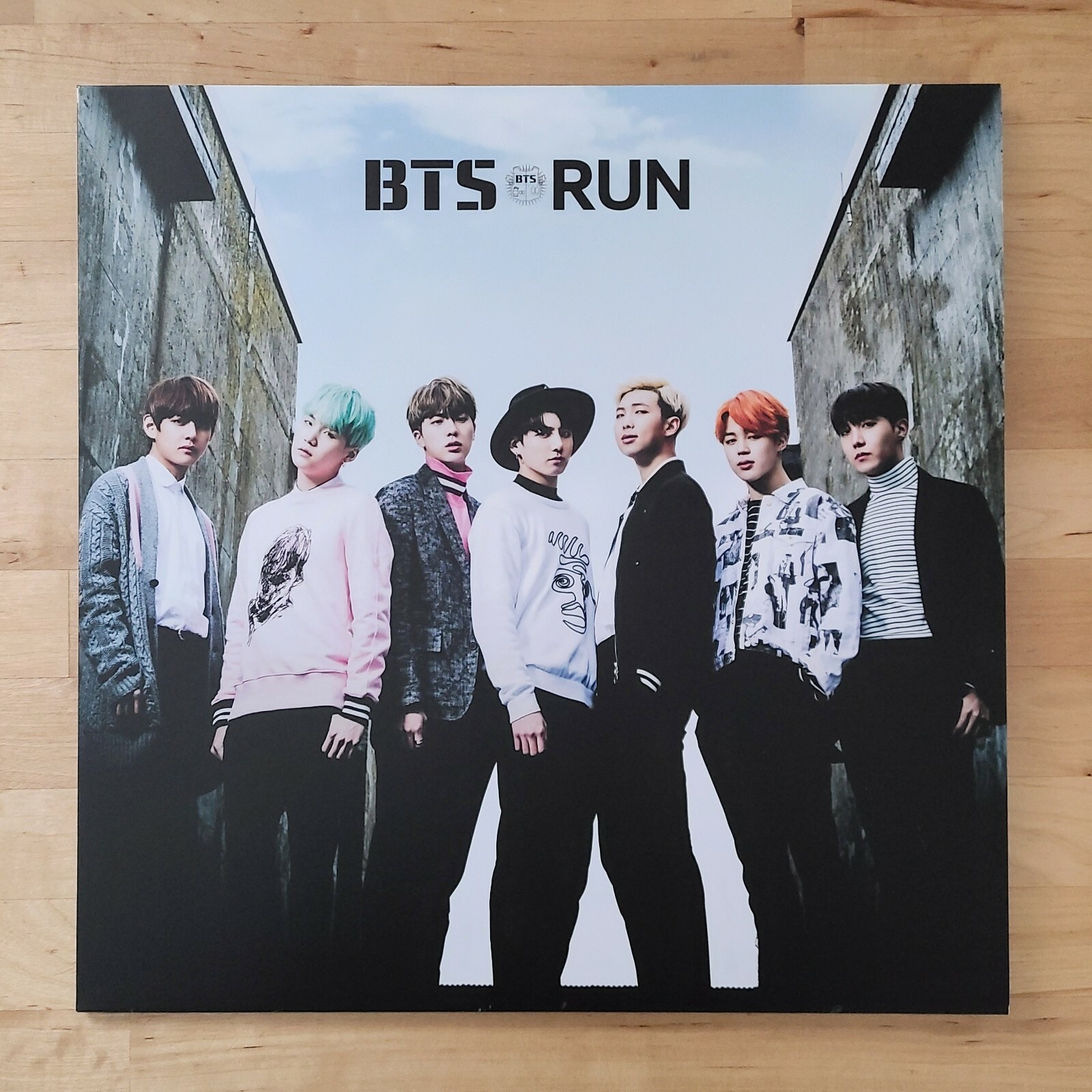 防弾少年団 RUN CD トレカ付き BTS Bangtan Boys 2016 RUN CD Japan Analog LP Size Limited