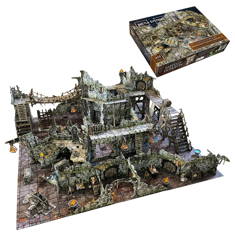 Fantasy Dungeon Terrain Core Set Battle Systems Scenery for Warhammer