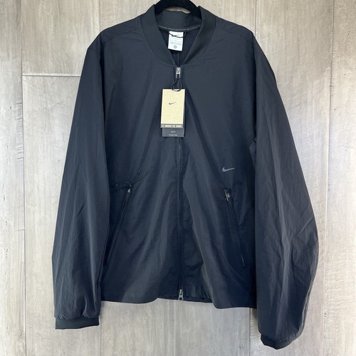 値下げNikeLab ACG BOMBER JACKET ネイビー　Mサイズ Nike A.P.S. Men's Repel Versatile Bomber Jacket Black Size