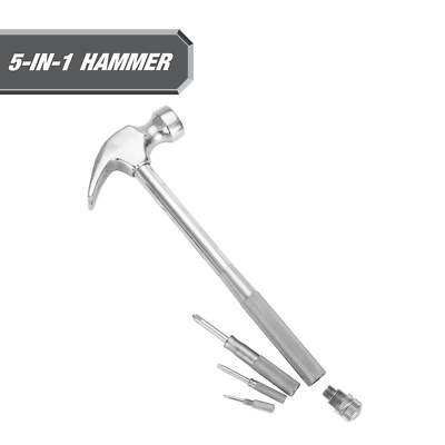 5 in 1 hammer and screwdriver set,4 screwdrivers and 1 hammer,great gift for mom