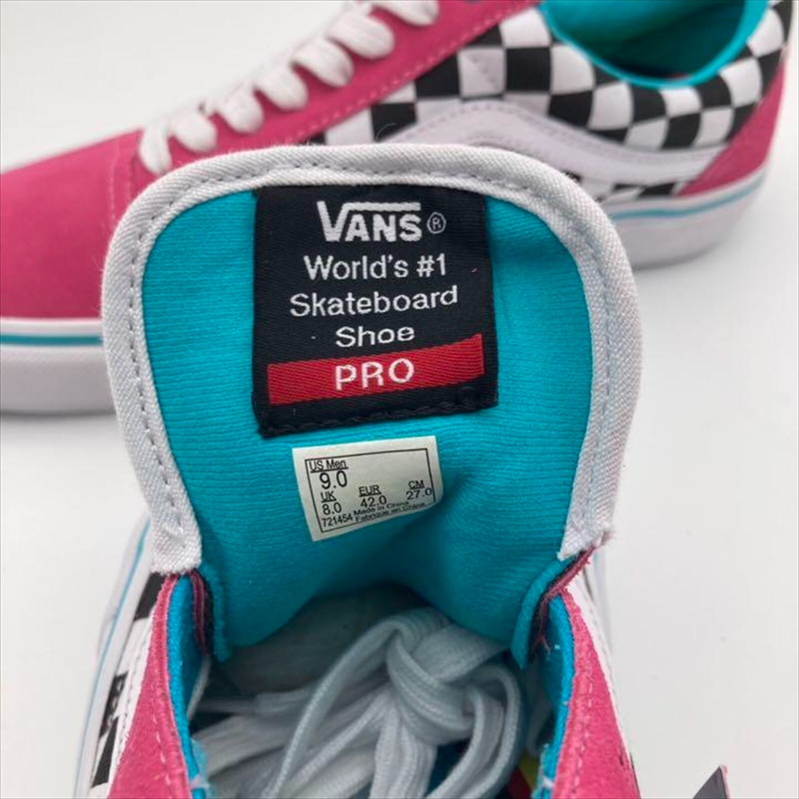 Pre-owned Vans X Golf Wang Old Skool Pro Sneaker Blue Pink White Size 9 Japan
