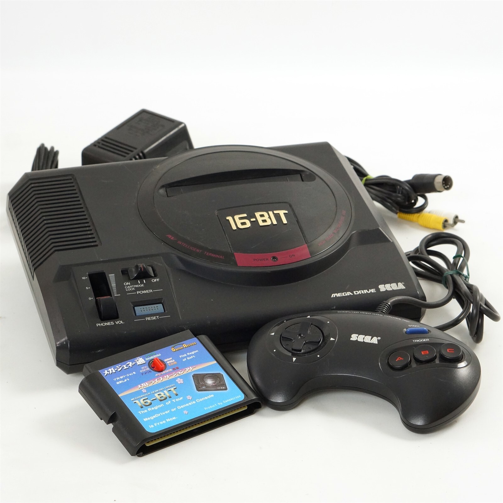 Mega Drive SEGA Console wz Mega Gene tsu HAA-2510 Tested