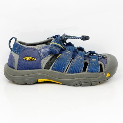 Keen Boys Newport H2 1009962 Синие походные сандалии с крючками и петлями, размер 2