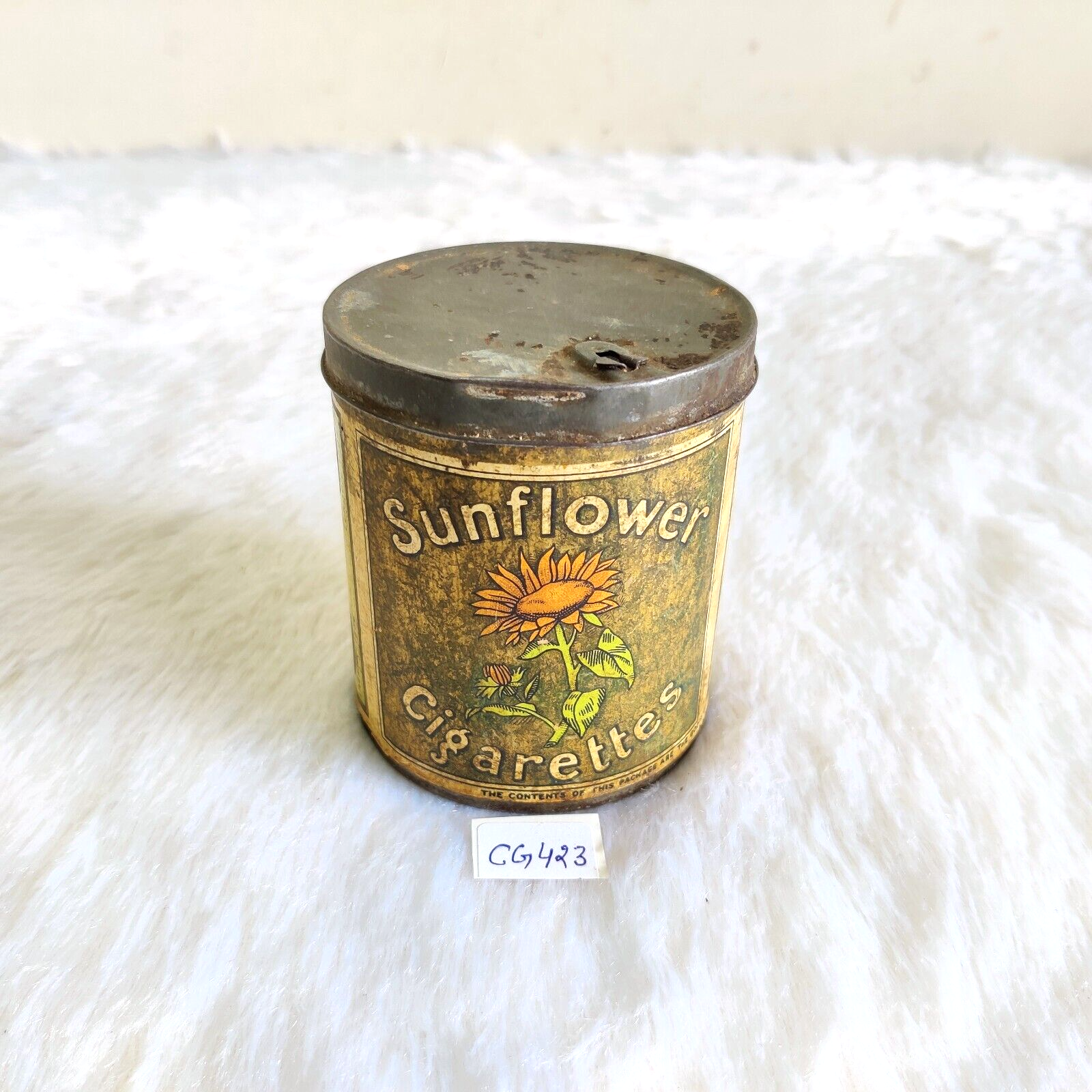 1930s Vintage Hignett Bros Sunflower Cigarette Advertising