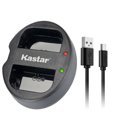 Kastar Battery Oval USB Charger for Canon LP-E6 LP-E6N & BG-E13 BG-E14 BG-E16