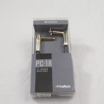 Digitech PC-18 Hardwire Accessory Premium Gold-Plated ¼-Inch Patch Cable 18 inch