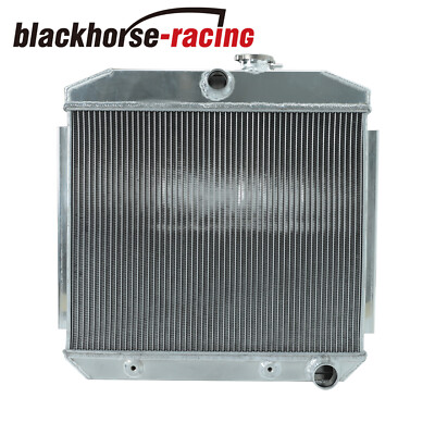 Core Light Radiator 3 Row Aluminum For 1955-1957 Chevy Block V8 150 210 Bel Air