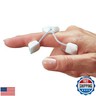 Rolyan Sof-Stretch Extension Splint, X-Large, White, Finger Brace and Knuckle Immobilization Device, Recovery and Rehabilitation Aid for Edema, Joint Extension and Contractures, Support for Injured Fingers