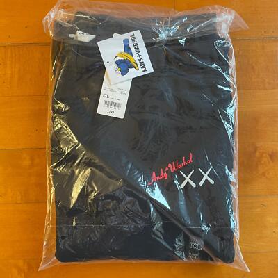 Uniqlo X KAWS X Warhol 2024 Graphic Black Sweatpants Brand-New ALL SIZES IN HAND