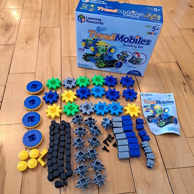 Learning Resources TreadMobiles Building Set COMPLETE! STEM Toy Engineering