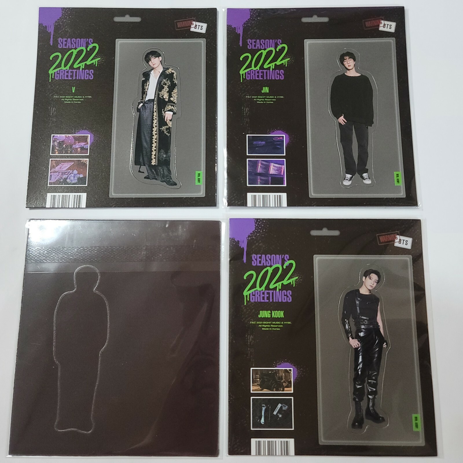 BTS 2022 Season's Greetings official Paper Magnet Set | eBay