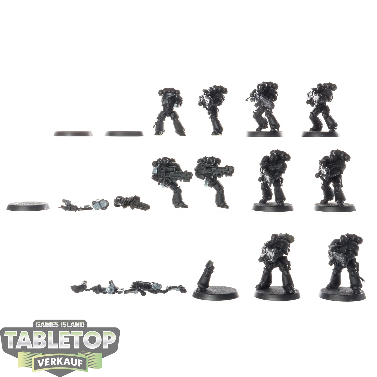 Space Marines - 10 x Primaris Hellblasters - grundiert