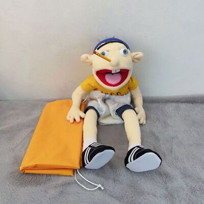 NEW Jeffy Hand Puppet Doll FEEBEE Chef Pee Pee Plush Doll Jackie Chu Puppet Gift