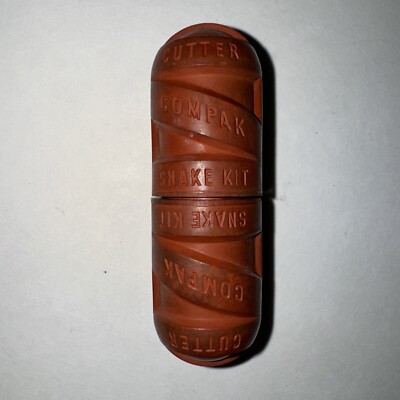 Vintage Cutter COMPAK Suction Snake-Bite Kit Complete
