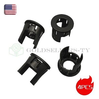 4Pcs Parking Assist Sensor Bracket Bezels For 2014-2018 Dodge Ram 1500 2500 3500