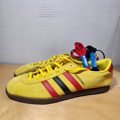Men 9 - Adidas Herzogenaurach City Series Yellow  Black Red Samba Germany IF2349