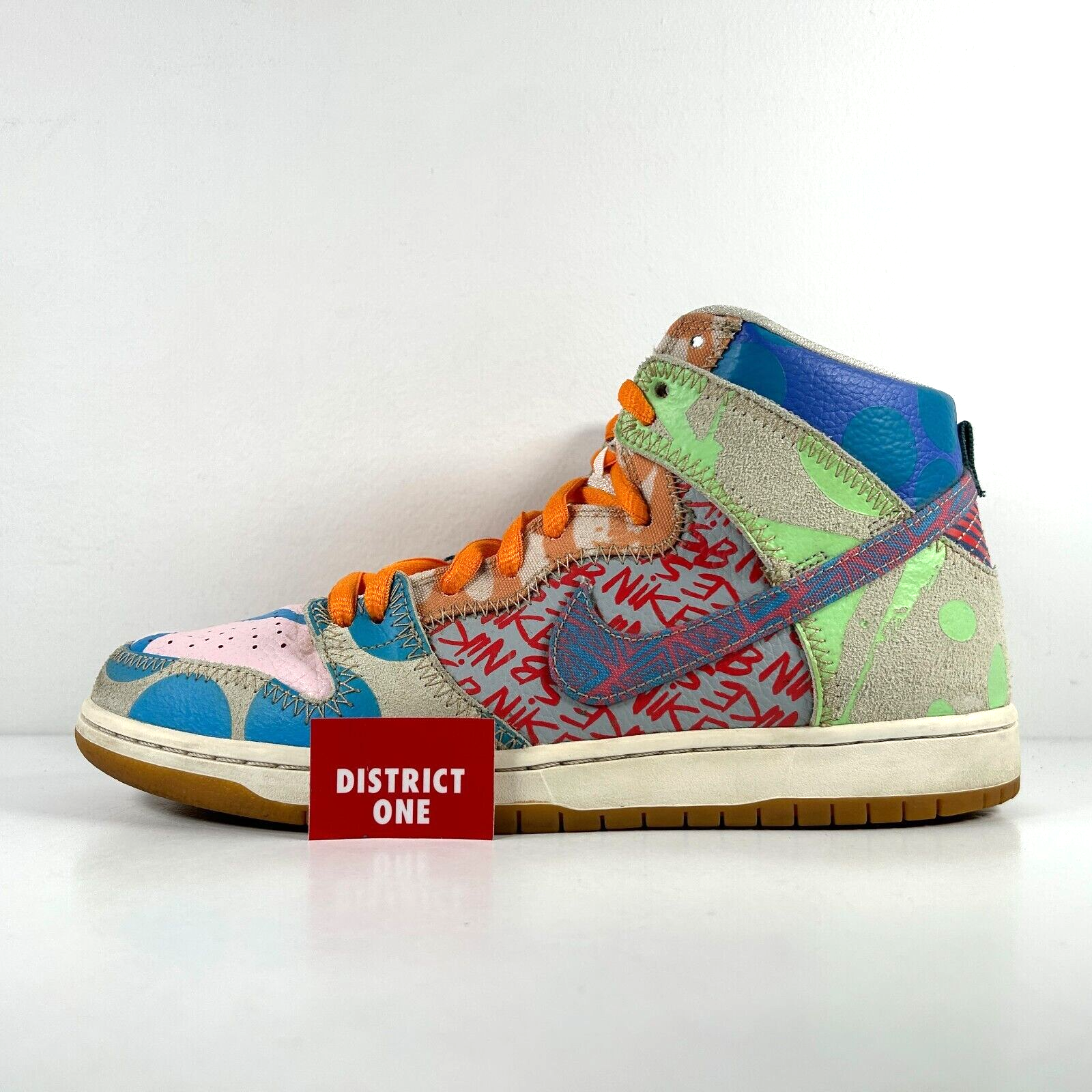 Thomas Campbell x Nike SB Dunk High What The Dunk - Size 10.5 - 918321 381