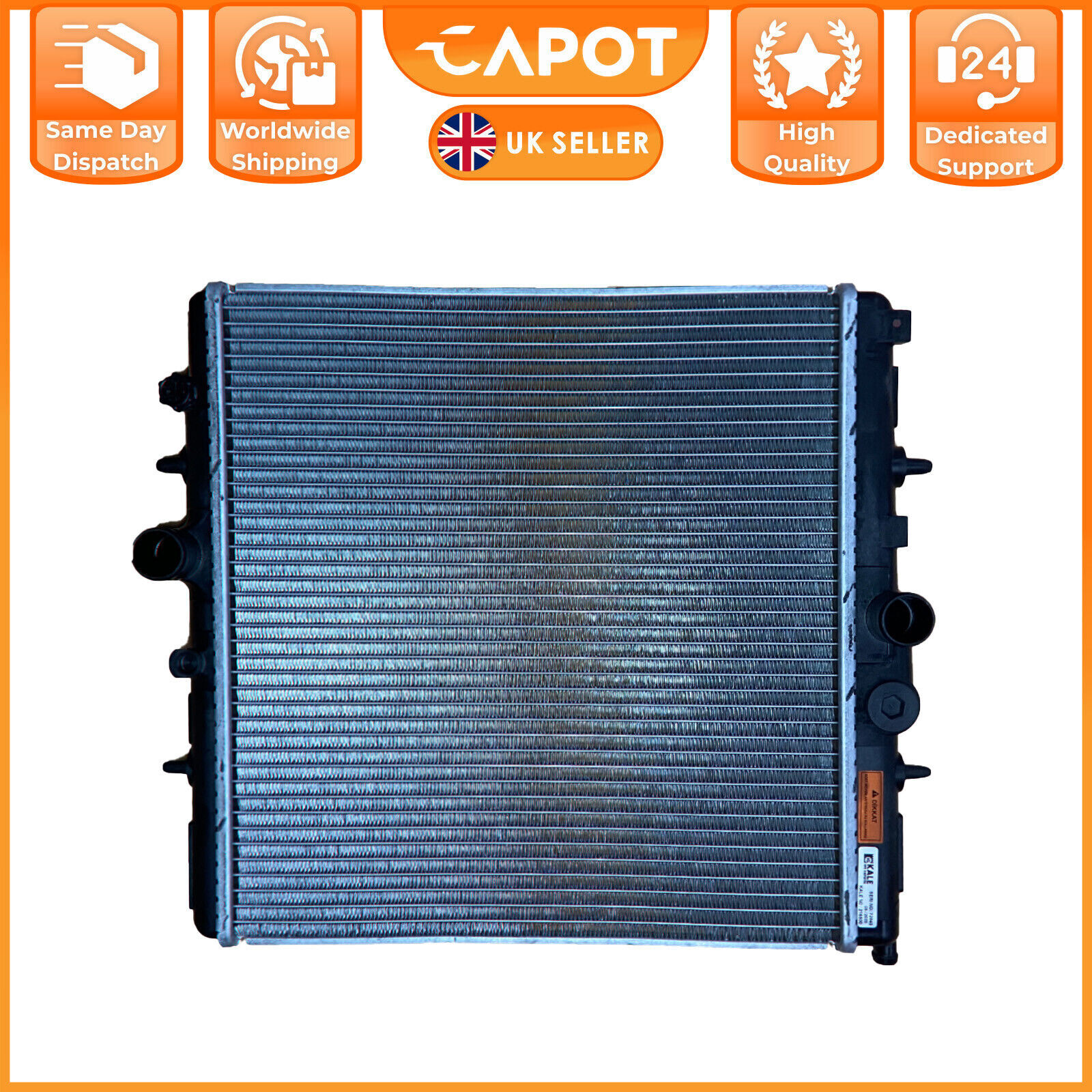 Per Peugeot 206, 206+ 1998-On Radiatore 133037 1330F9 1330H2 Qualità superiore