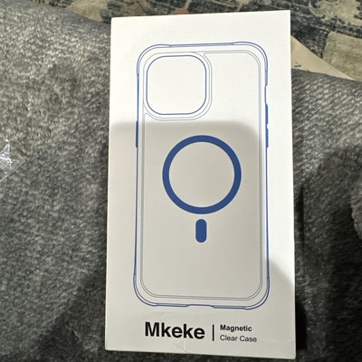 Mkeke Magnetic Designed for iPhone 14 Pro Case Clear with Magsafe