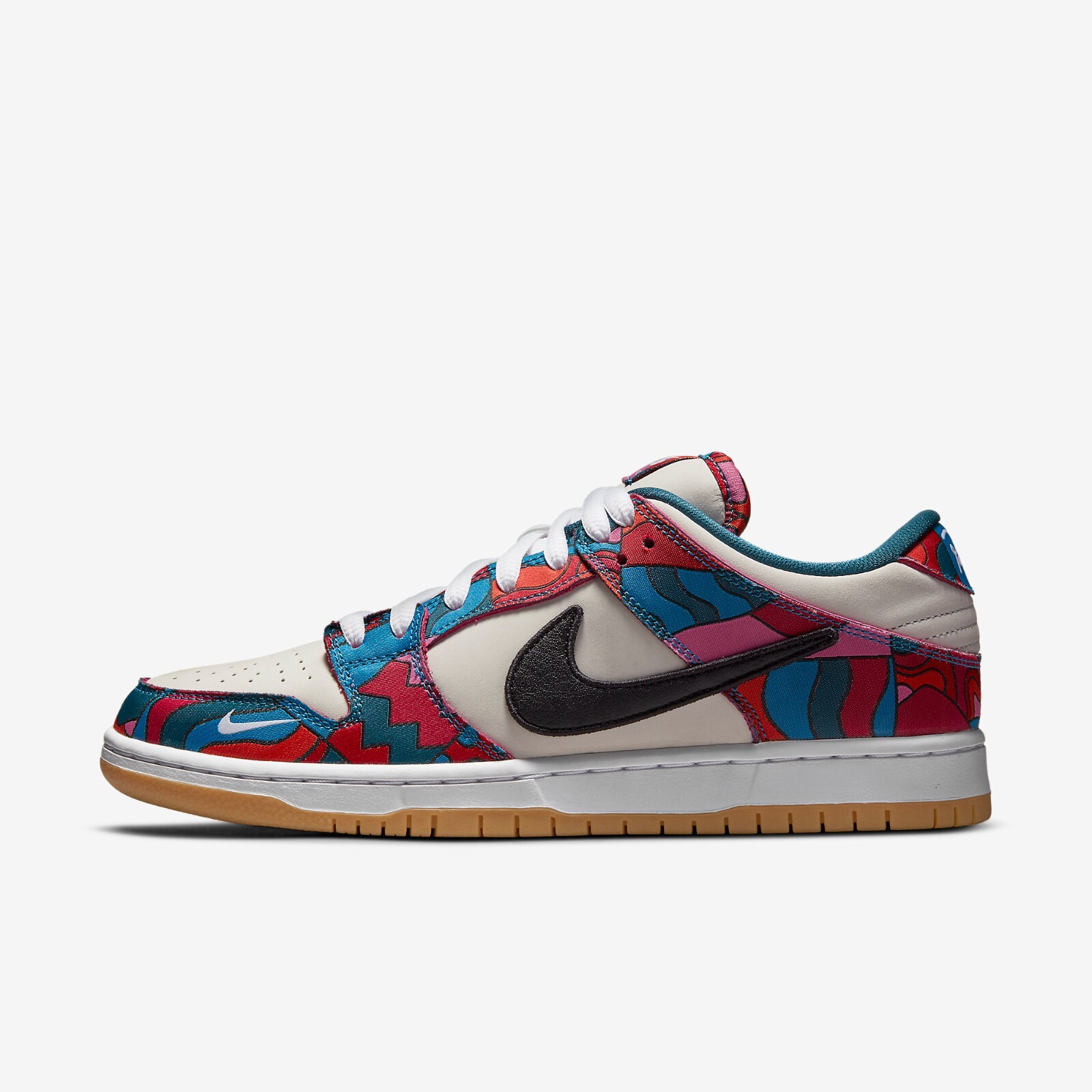 

Мужские кроссовки Nike x Parra SB Dunk Low Pro ParraAbstract Art DH7695-600, Fire pink/gym red-mocha-white-royal blue-black, Nike SB Dunk