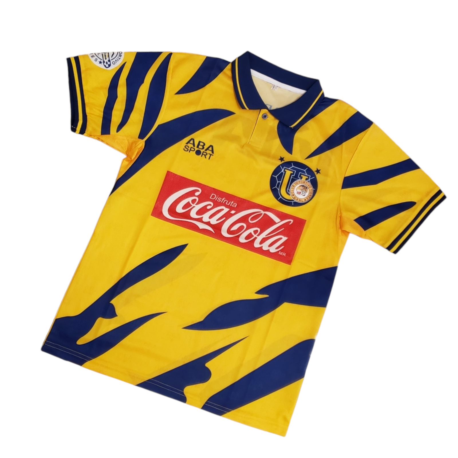 XXL Jersey  Vintage TIGRES UANL HOME  Season 1995/1996  - Yellow - ABA SPORT