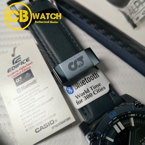 Pre-owned Casio Watch Edifice Scuderia Alphatauri Limited Edition Ecb-20at-2a Men