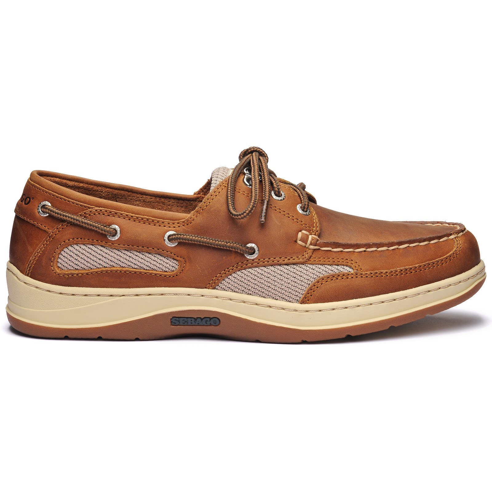 Pre-owned Sebago Clovehitch Ii Fgl Waxed Brown Tan 912 Boat Shoe Men's Sizes 7-14/medium