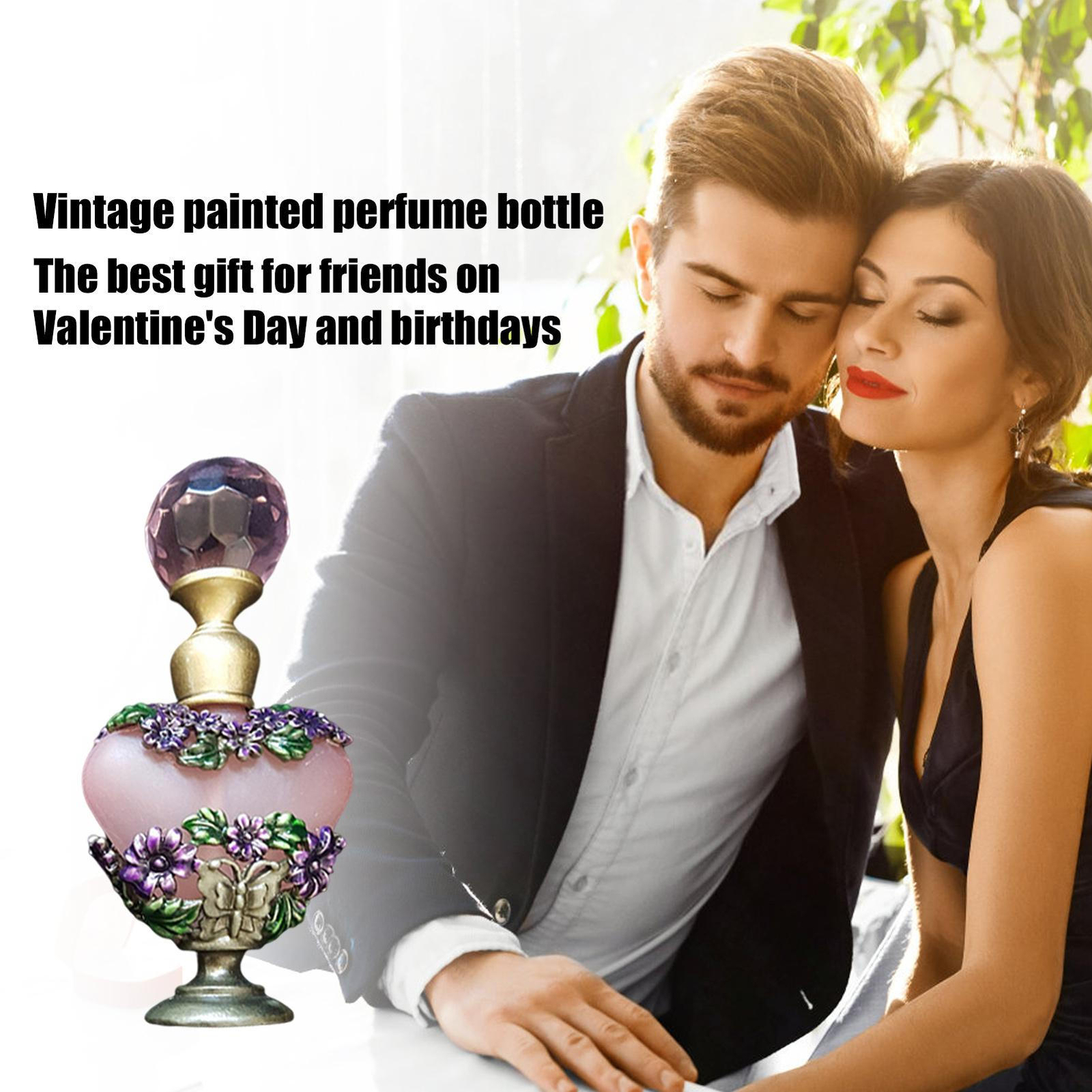 5ml Ladies Empty Perfume Bottle Refillable Vintage Antique Scent Bottle Gift