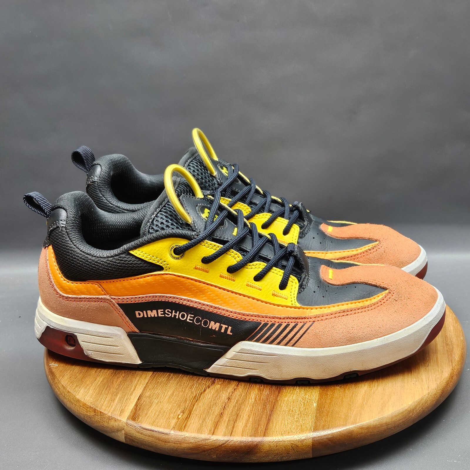 早い者勝ち Dime x DC SHOE DIME LEGACY OG US 9 DC Dime Legacy 1 Mens Skate Shoes Size 8.5 Orange Suede