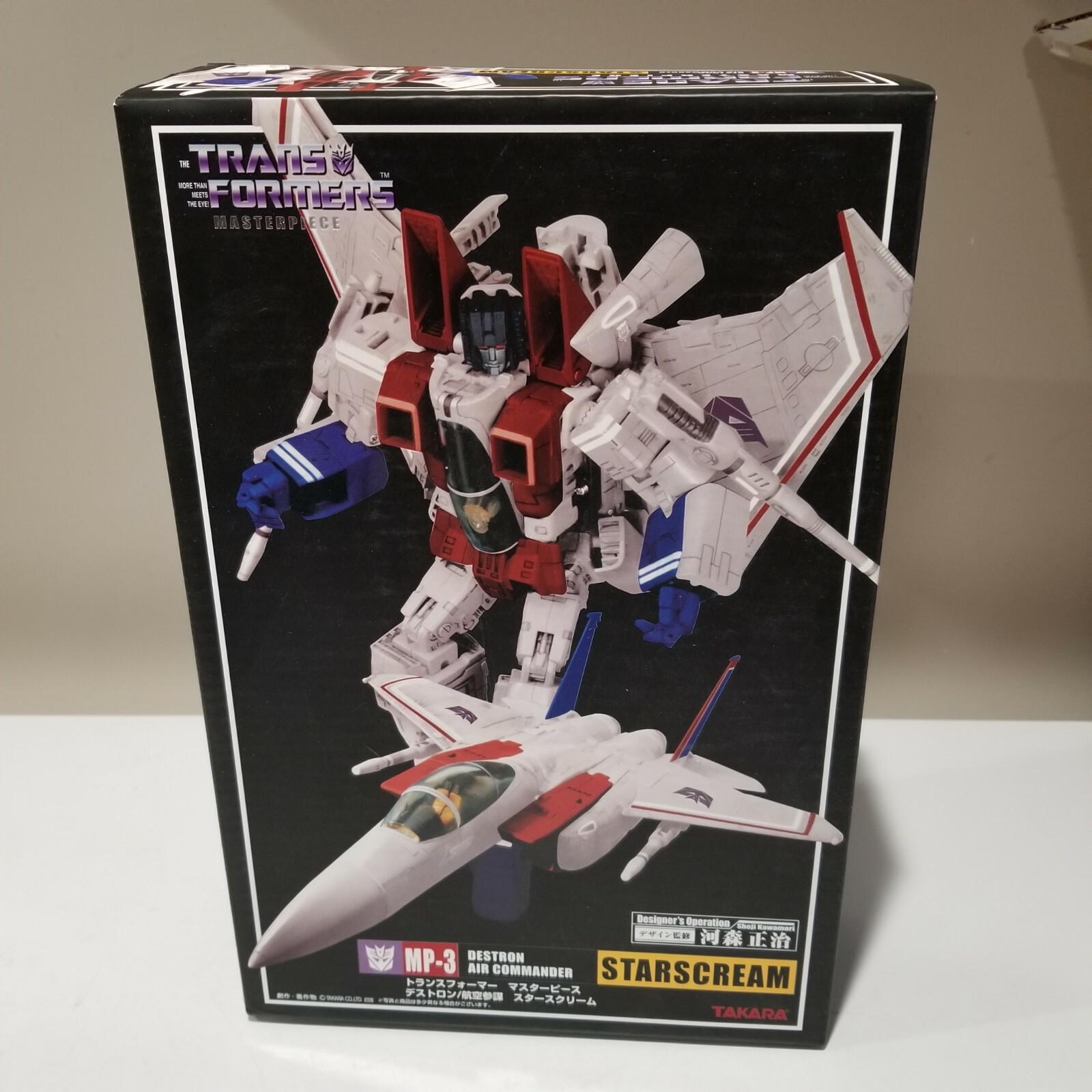 Transformers MasterPiece MP-3 MP3 Starscream w/ Custom Box