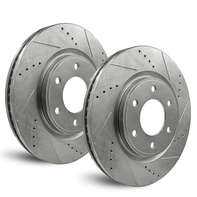 For Isuzu i-280 2006-2006 - Front Drilled and Slotted Rotors