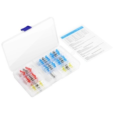 ELZO Connettori a saldare 124 per cavo sigillato 4 diverse dimensioni ter