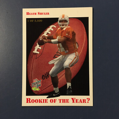 1994 Classic Draft Heath Shuler Tennessee Volunteers #/2500 ROY Contest Card