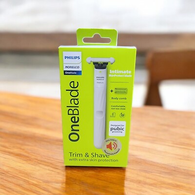 Philips Norelco OneBlade Unisex Intimate Pubic &Body Groomer & Trimmer QP1924/70
