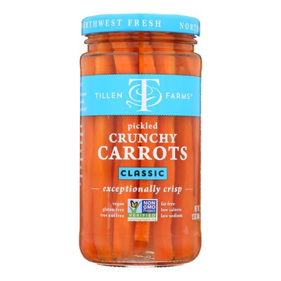 Tillen Farms carrots - Pickled - crispy - 12 Oz - case Of 6(D0102H5WFTT)