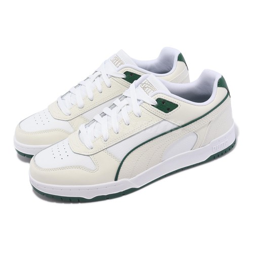 

Мужская повседневная обувь унисекс Puma RBD Game Low White цвета слоновой кости зеленого цвета 386373-11, Цвет слоновой кости, Rbd Game Low