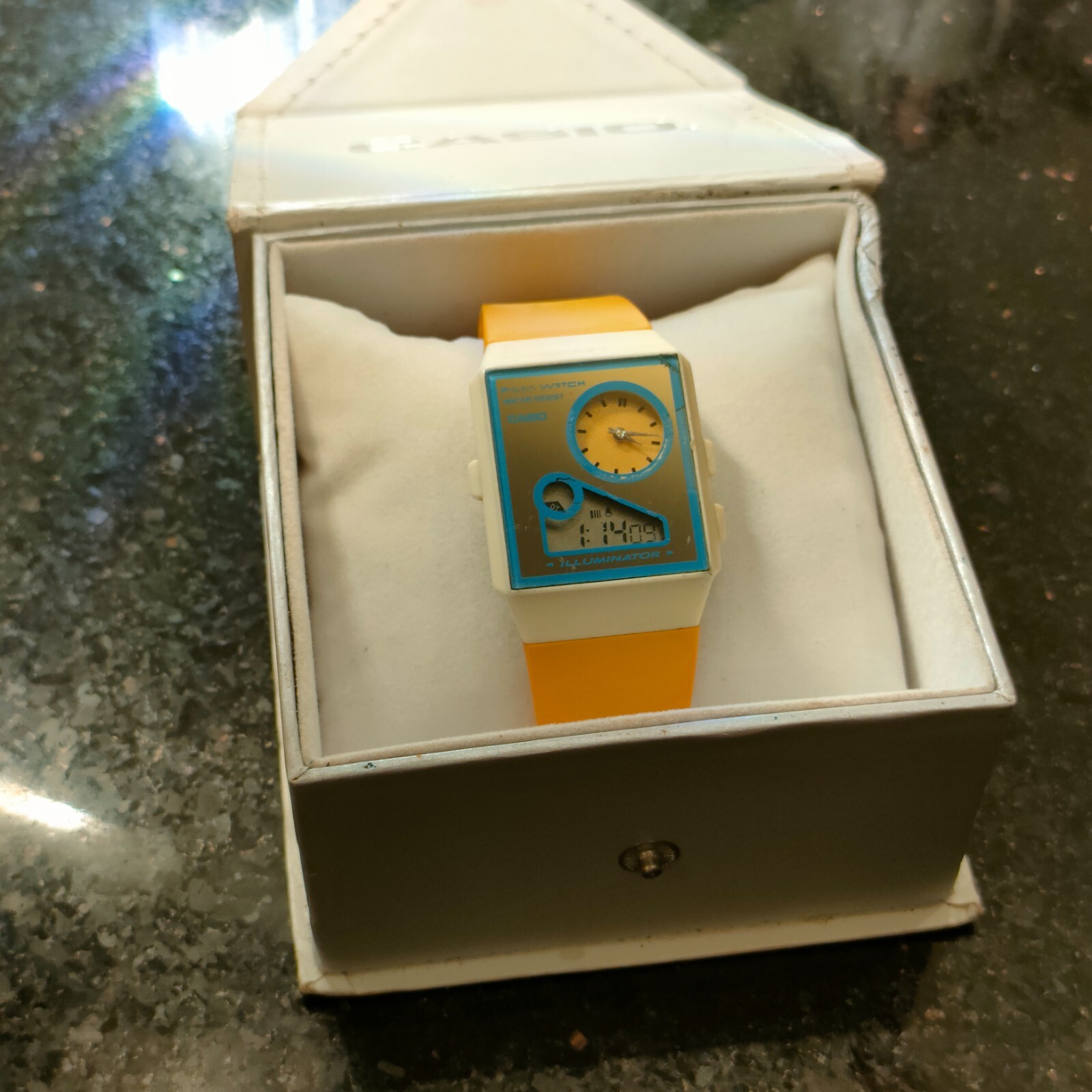 極希少】 レトロ カシオ ペラ CASIO FILM WATCH FS-03