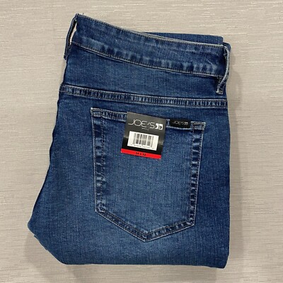 Joe's Jeans Brixx Mens 34 x 32 Straight Leg Medium Wash Denim Pants Joes