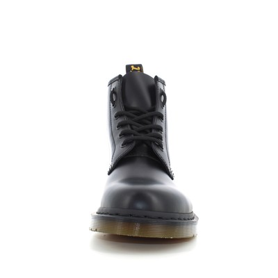 Pre-owned Dr. Martens A23us Unisex Amphibian 24255001 101 Smooth In Black