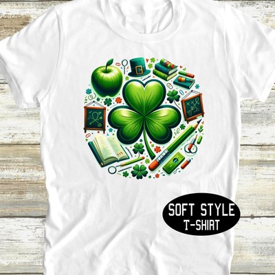 Teacher Themed Shamrock Shirt St Patrick's Day Teacher Shirt