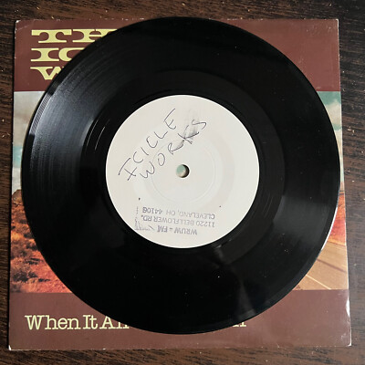 The Icicle Works - When It All Comes Down 7'' test pressing vinyl 45 press rare x