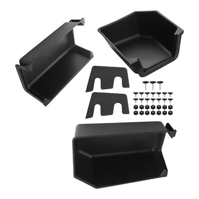 Black Rear Underseat storage cargo box For Ford F150 SuperCrew Crew Cab 2015-23