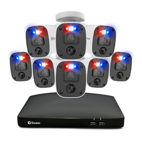 Swann Enforcer&trade; 8 Camera 8 Channel 4K Ultra HD DVR Security System